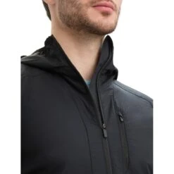 Icebreaker Veste Coupe-Vent Homme - Shell+™ Cotton - Noir -Icebreaker icebreaker mens shell plus cotton windbreaker black 5 1554492