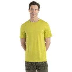 Icebreaker T-Shirt Homme - Sphere II - Bio Lime