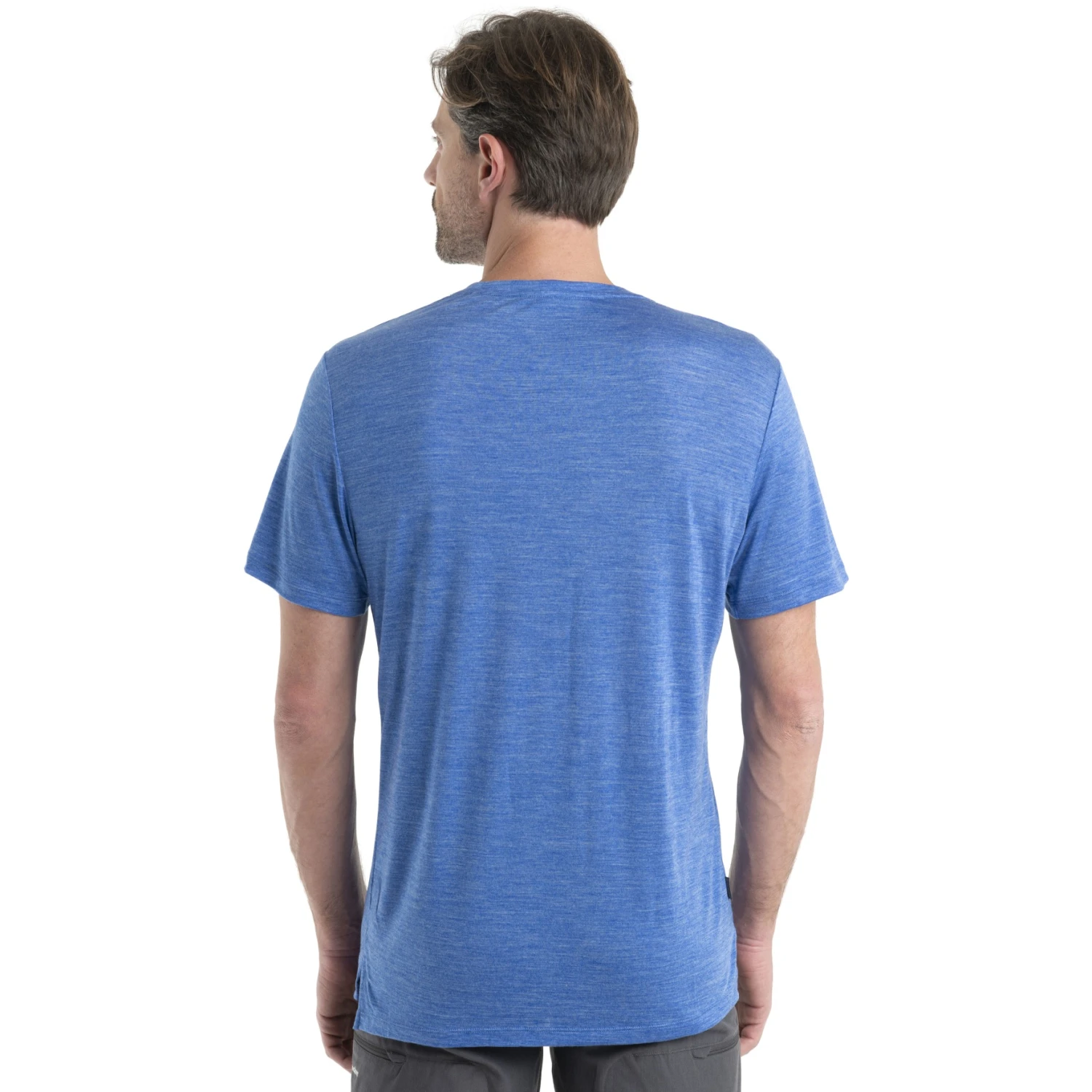 Icebreaker T-Shirt Homme - Sphere II - Lazurite HTHR 2 Icebreaker T-Shirt Homme - Sphere II - Lazurite HTHR – Image 2