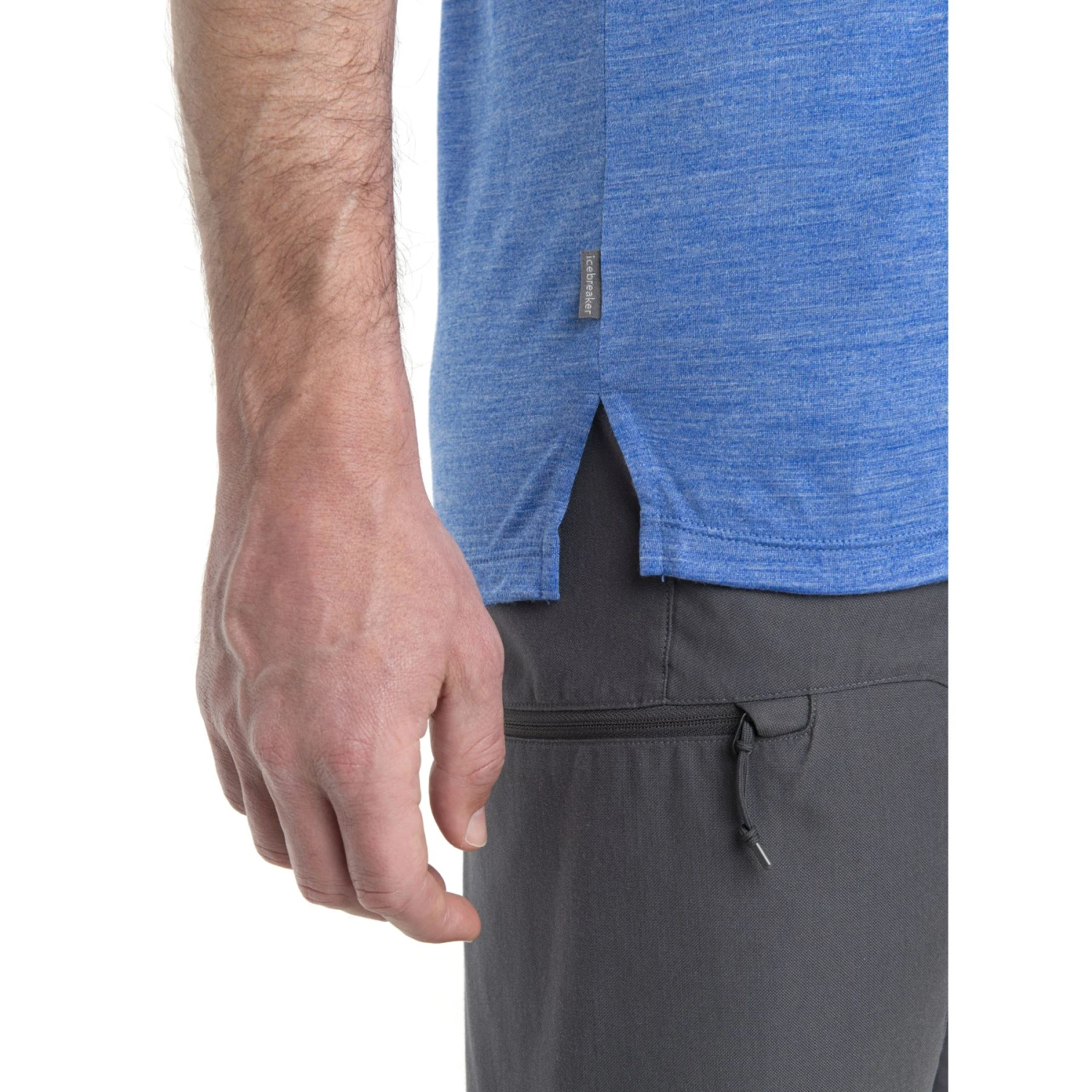 Icebreaker T-Shirt Homme - Sphere II - Lazurite HTHR 6 Icebreaker T-Shirt Homme - Sphere II - Lazurite HTHR – Image 6