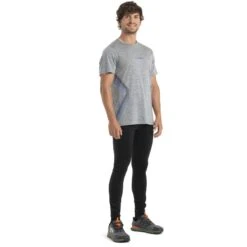 Icebreaker T-Shirt Homme - Sphere II Synergism - Metro HTHR 12 Icebreaker T-Shirt Homme - Sphere II Synergism - Metro HTHR -Icebreaker icebreaker mens sphere ii synergism short sleeve tee metro hthr model 3 1499001