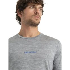 Icebreaker T-Shirt Homme - Sphere II Synergism - Metro HTHR 13 Icebreaker T-Shirt Homme - Sphere II Synergism - Metro HTHR -Icebreaker icebreaker mens sphere ii synergism short sleeve tee metro hthr model 4 1499002