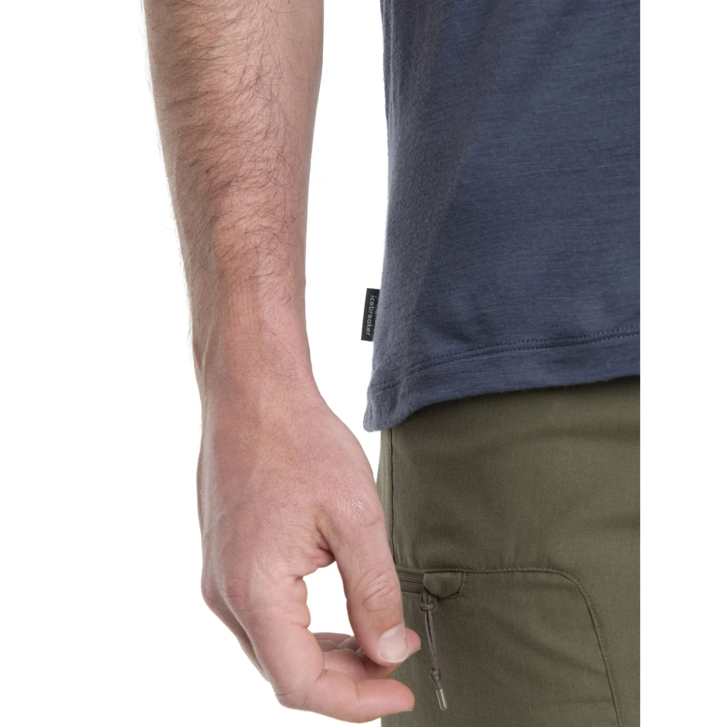 Icebreaker T-Shirt Homme - Tech Lite II Alpine Crossing - Graphite 7 Icebreaker T-Shirt Homme - Tech Lite II Alpine Crossing - Graphite – Image 7