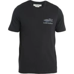 Icebreaker T-Shirt Homme - Tech Lite II Aotearoa - Noir 7 Icebreaker T-Shirt Homme - Tech Lite II Aotearoa - Noir -Icebreaker icebreaker mens tech lite ii aotearoa short sleeve tee black 1 1486460