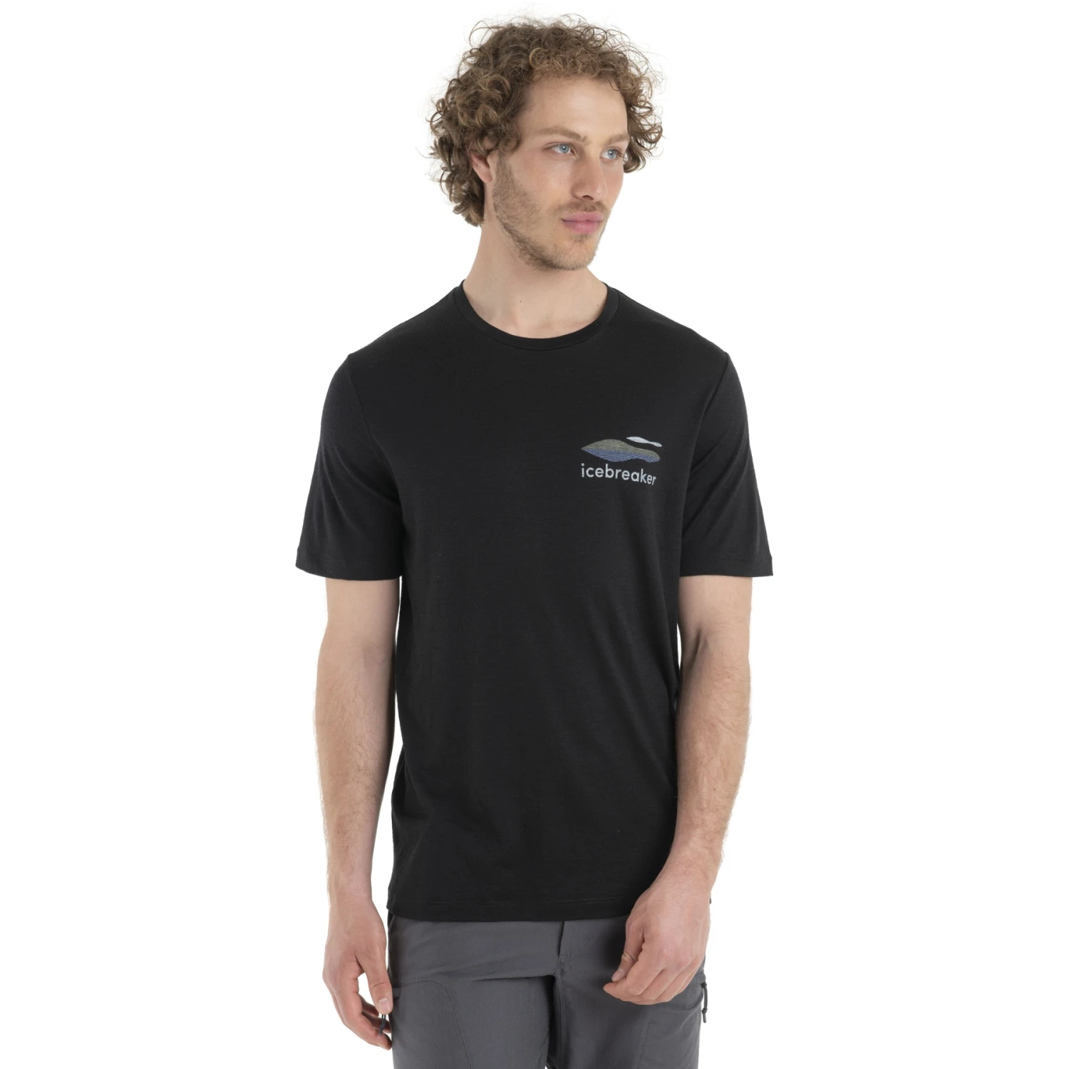 Icebreaker T-Shirt Homme - Tech Lite II Aotearoa - Noir 1 Icebreaker T-Shirt Homme - Tech Lite II Aotearoa - Noir