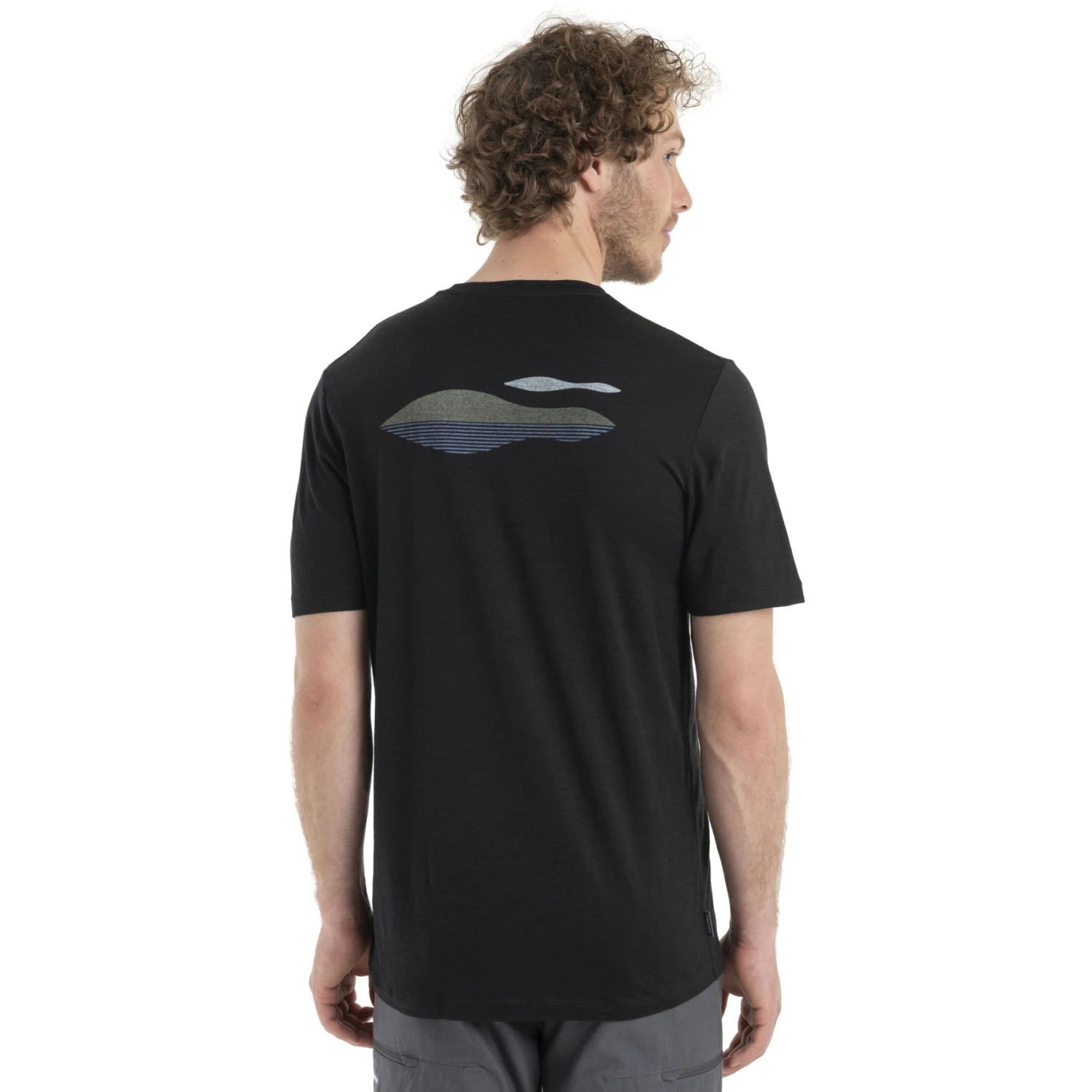 Icebreaker T-Shirt Homme - Tech Lite II Aotearoa - Noir 2 Icebreaker T-Shirt Homme - Tech Lite II Aotearoa - Noir – Image 2