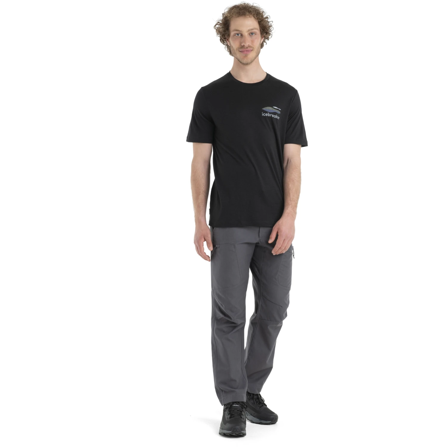 Icebreaker T-Shirt Homme - Tech Lite II Aotearoa - Noir 5 Icebreaker T-Shirt Homme - Tech Lite II Aotearoa - Noir – Image 5