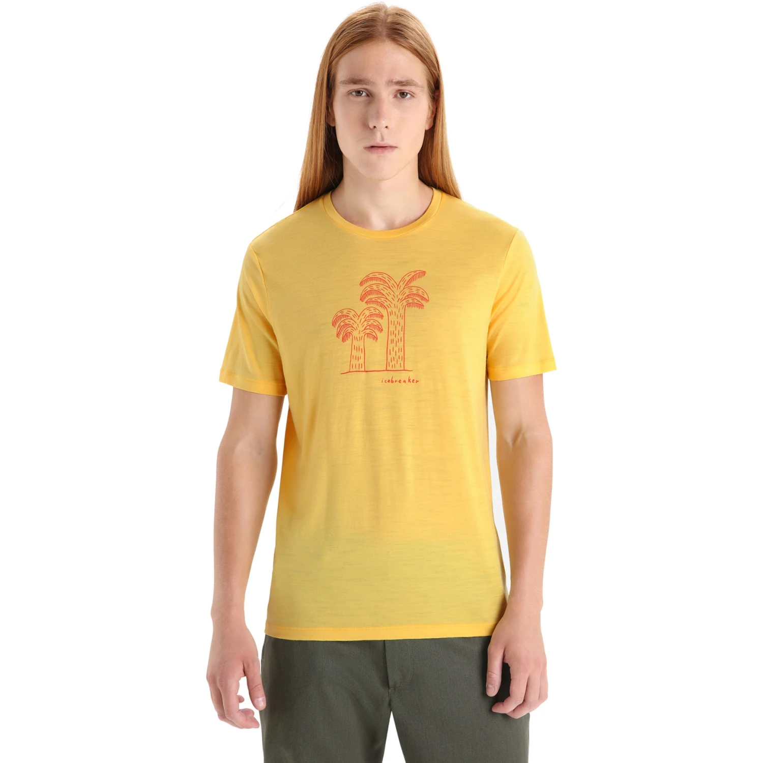 Icebreaker T-Shirt Homme - Tech Lite II Giant Ferns - Summer 1 Icebreaker T-Shirt Homme - Tech Lite II Giant Ferns - Summer