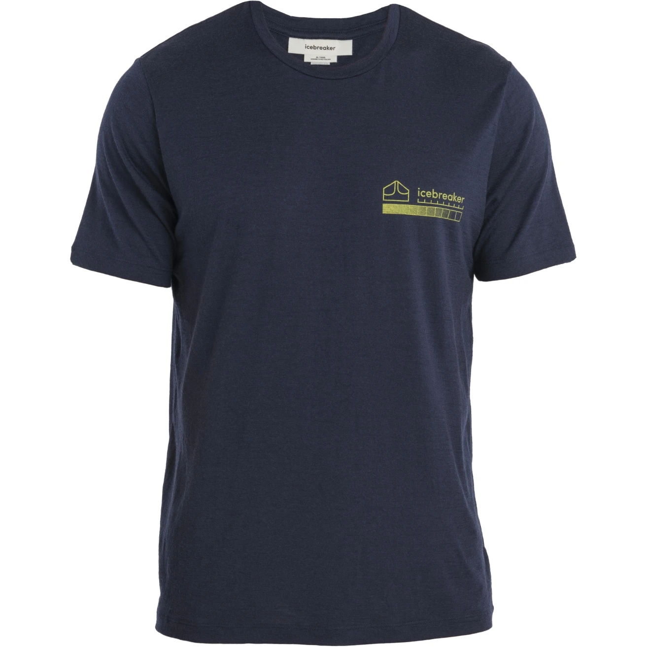 Icebreaker T-Shirt Homme - Tech Lite II Mountain Layers - Midnight Navy 3 Icebreaker T-Shirt Homme - Tech Lite II Mountain Layers - Midnight Navy – Image 3