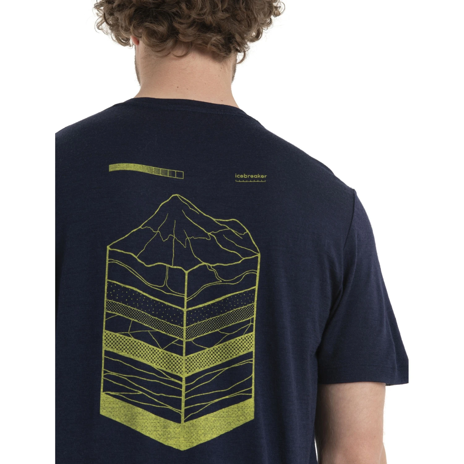 Icebreaker T-Shirt Homme - Tech Lite II Mountain Layers - Midnight Navy 6 Icebreaker T-Shirt Homme - Tech Lite II Mountain Layers - Midnight Navy – Image 6