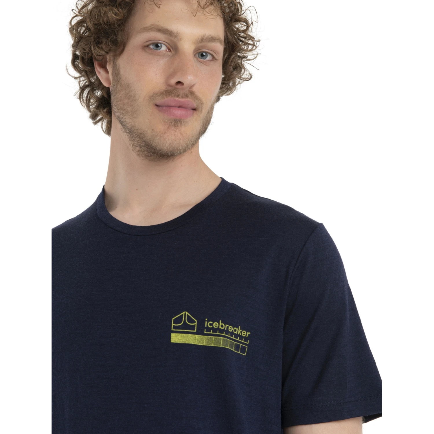 Icebreaker T-Shirt Homme - Tech Lite II Mountain Layers - Midnight Navy 7 Icebreaker T-Shirt Homme - Tech Lite II Mountain Layers - Midnight Navy – Image 7