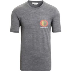 Icebreaker T-Shirt Homme - Tech Lite II Spring Glow - Gritstone Hthr 9 Icebreaker T-Shirt Homme - Tech Lite II Spring Glow - Gritstone Hthr -Icebreaker icebreaker mens tech lite ii spring glow short sleeve tee gritstone hthr 1 1383055