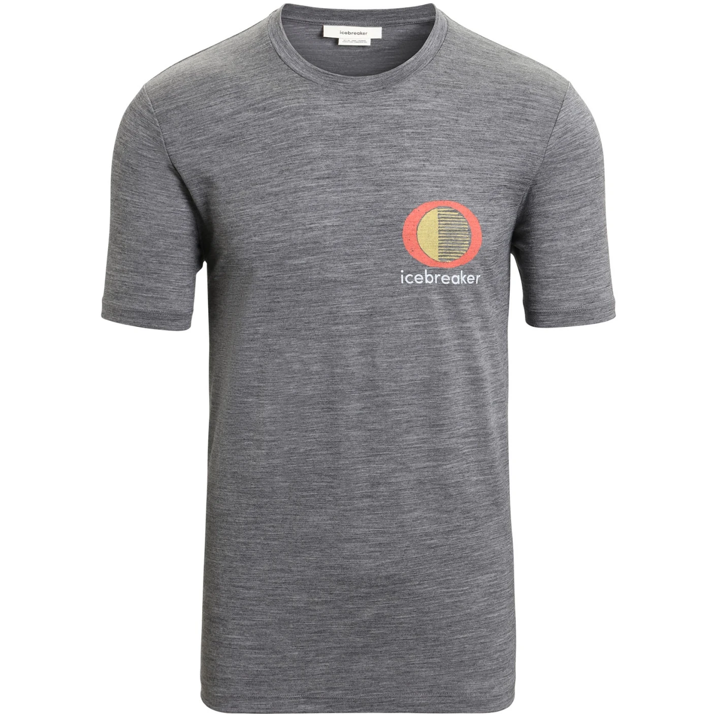 Icebreaker T-Shirt Homme - Tech Lite II Spring Glow - Gritstone Hthr 3 Icebreaker T-Shirt Homme - Tech Lite II Spring Glow - Gritstone Hthr – Image 3