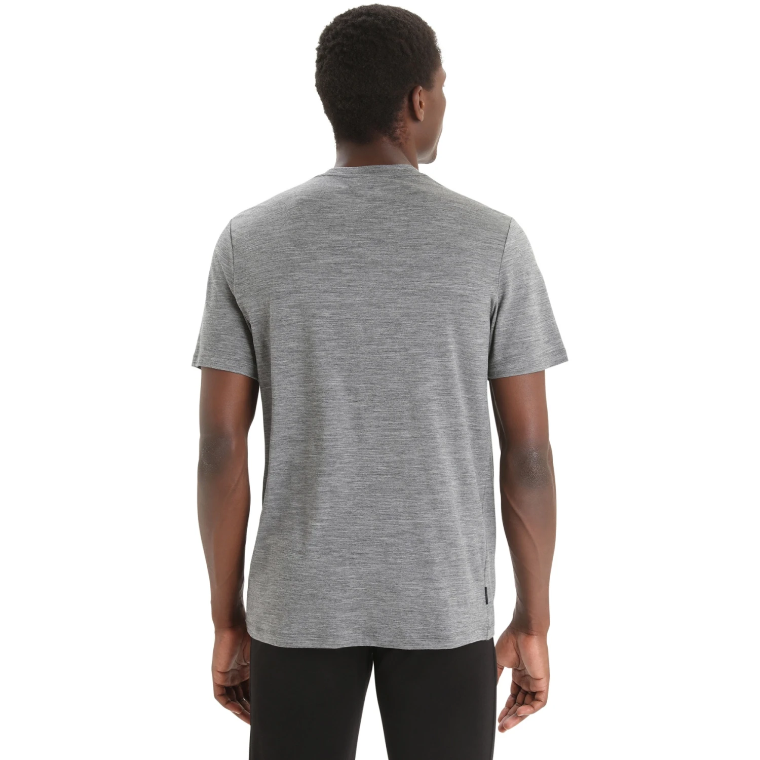 Icebreaker T-Shirt Homme - Tech Lite II Spring Glow - Gritstone Hthr 2 Icebreaker T-Shirt Homme - Tech Lite II Spring Glow - Gritstone Hthr – Image 2