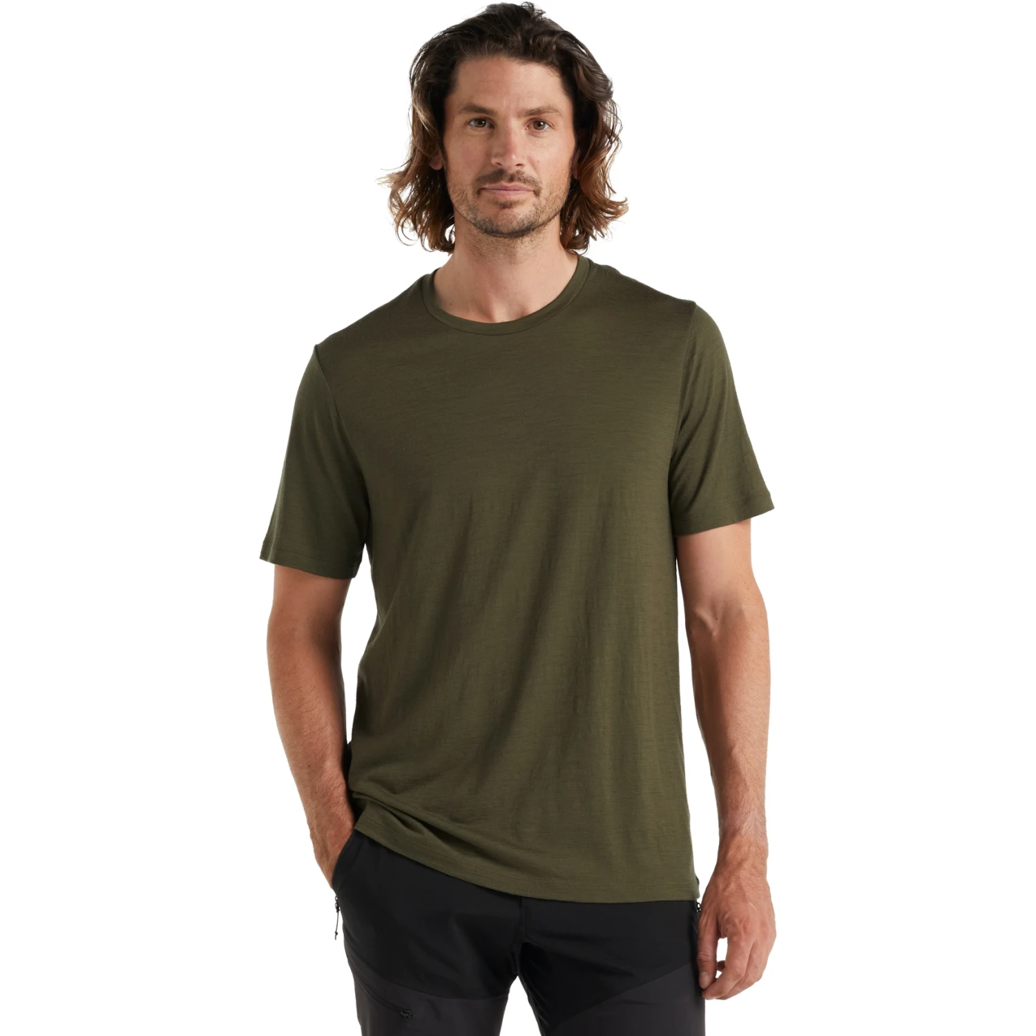 Icebreaker T-Shirt Homme - Tech Lite II - Loden 1 Icebreaker T-Shirt Homme - Tech Lite II - Loden