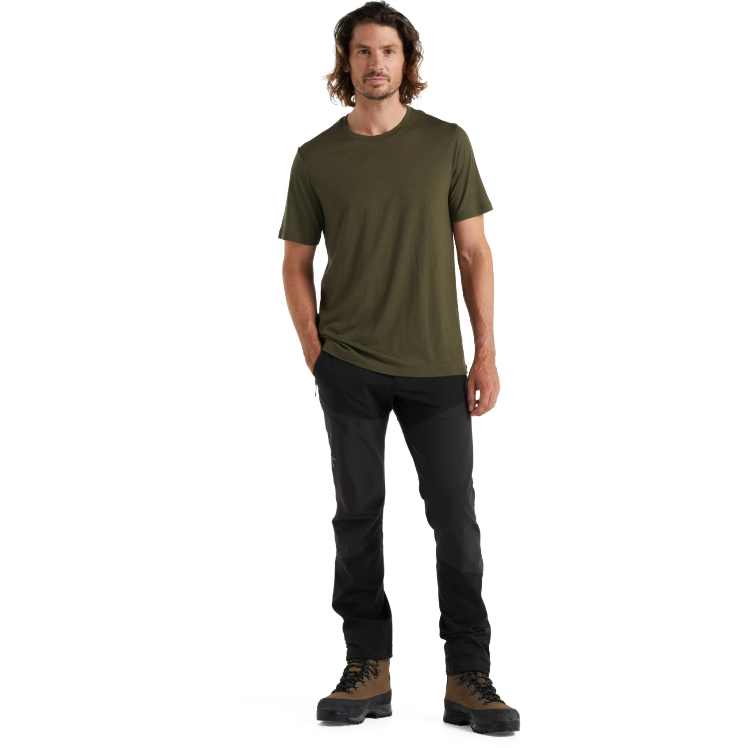 Icebreaker T-Shirt Homme - Tech Lite II - Loden 5 Icebreaker T-Shirt Homme - Tech Lite II - Loden – Image 5