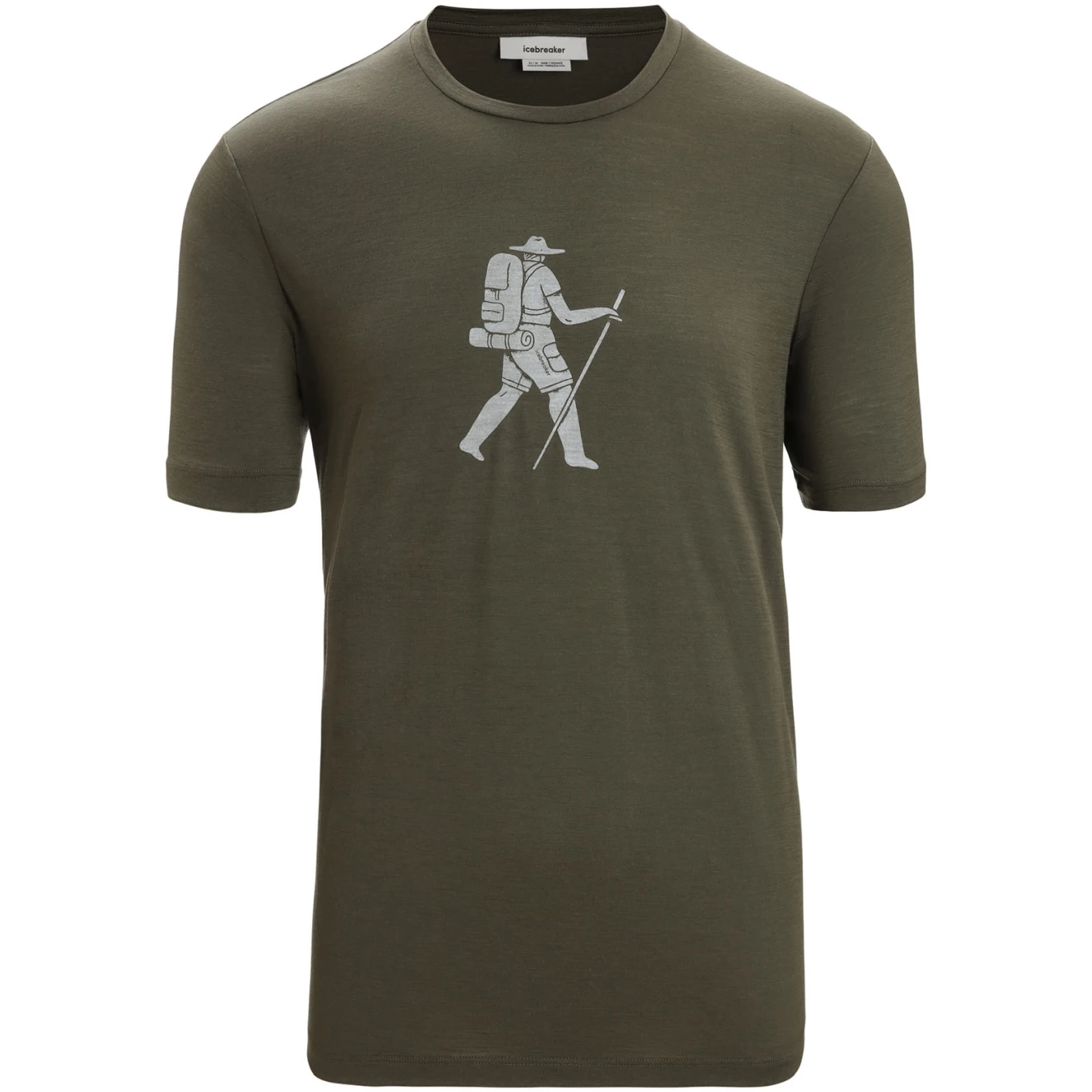 Icebreaker T-Shirt Homme - Tech Lite II Trail Hiker - Loden 3 Icebreaker T-Shirt Homme - Tech Lite II Trail Hiker - Loden – Image 3