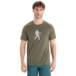 Icebreaker T-Shirt Homme - Tech Lite II Trail Hiker - Loden