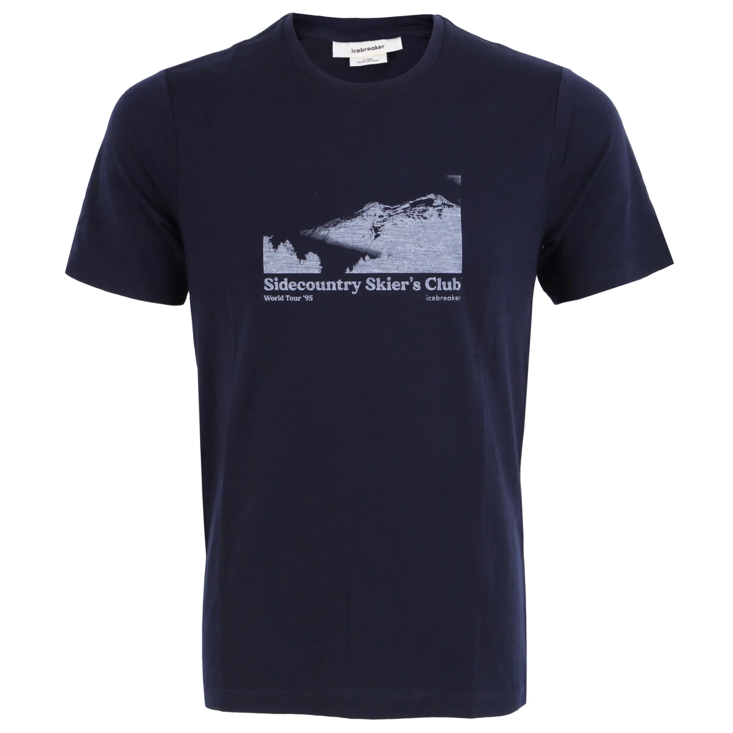 Icebreaker T-Shirt Homme - Tech Lite II Sidecountry Skiers Club - Midnight Navy 3 Icebreaker T-Shirt Homme - Tech Lite II Sidecountry Skiers Club - Midnight Navy – Image 3