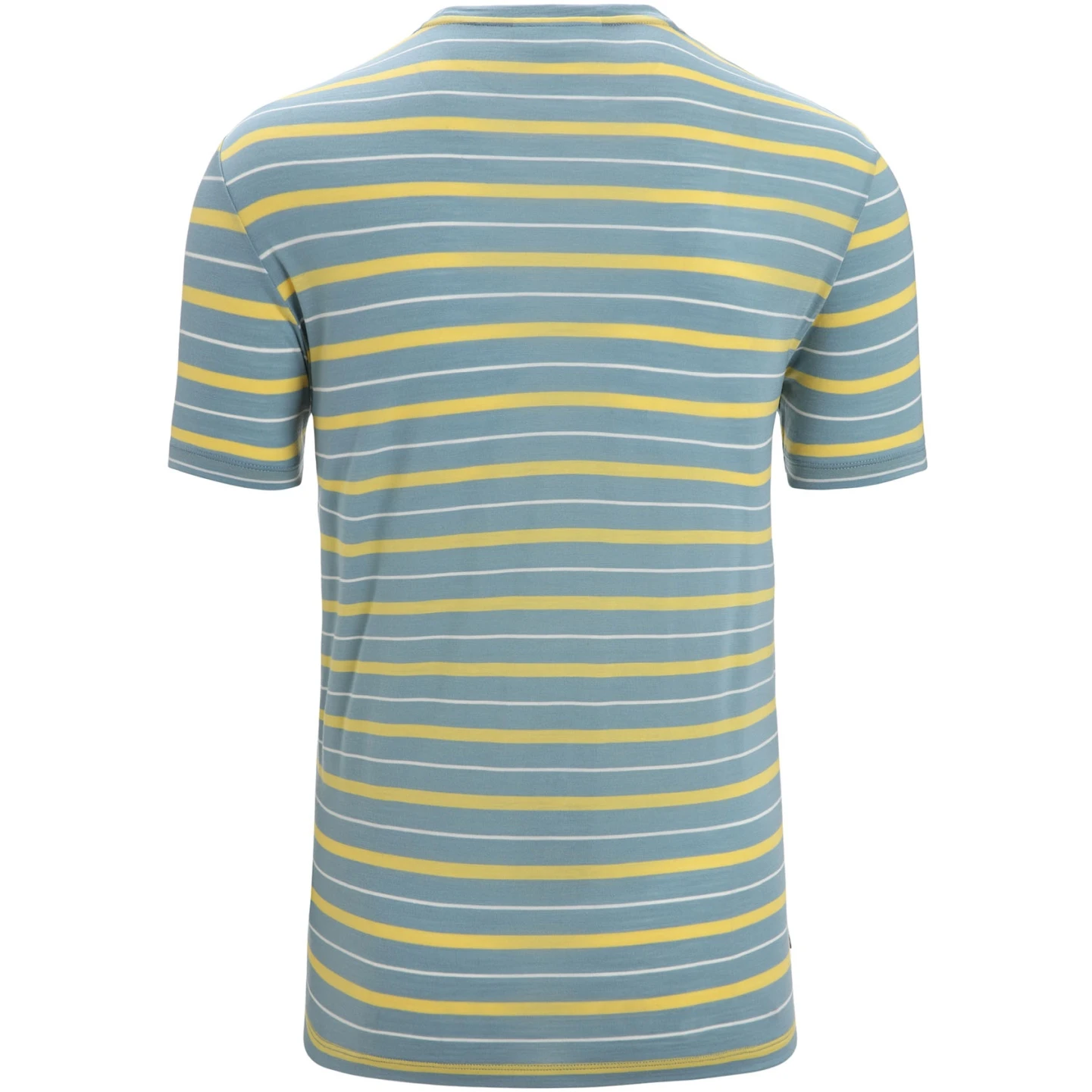Icebreaker T-Shirt Homme - Wave - Astral Blue/Summer/Stripe 4 Icebreaker T-Shirt Homme - Wave - Astral Blue/Summer/Stripe – Image 4