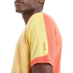 Icebreaker T-Shirt Homme - ZoneKnit™ GEODETIC - Summer/Vibrant Earth/AOP -Icebreaker icebreaker mens zoneknit geodetic short sleeve tee summer vibrant earth aop 6 1383469