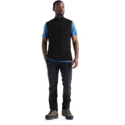 Icebreaker Gilet Homme - ZoneKnit™ Insulated - Noir 29 Icebreaker Gilet Homme - ZoneKnit™ Insulated - Noir -Icebreaker icebreaker mens zoneknit insulated vest black 15 1265249