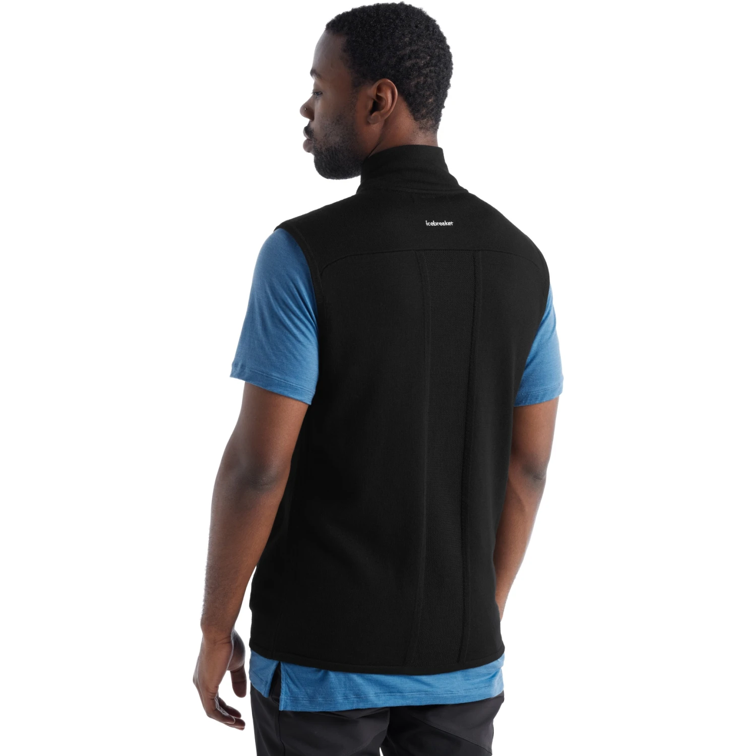 Icebreaker Gilet Homme - ZoneKnit™ Insulated - Noir 4 Icebreaker Gilet Homme - ZoneKnit™ Insulated - Noir – Image 4