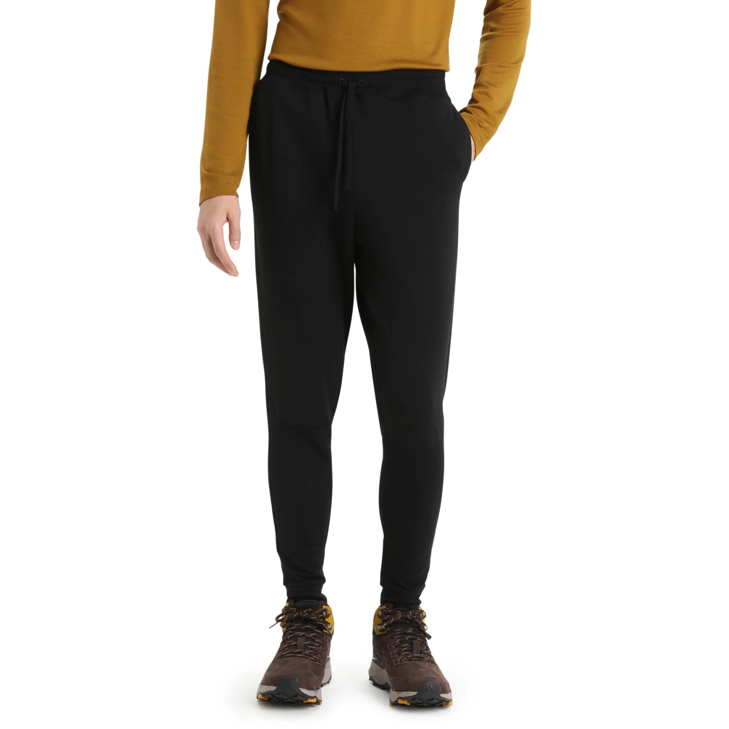 Icebreaker Pantalon De Survêtement Homme - ZoneKnit™ - Noir 1 Icebreaker Pantalon De Survêtement Homme - ZoneKnit™ - Noir