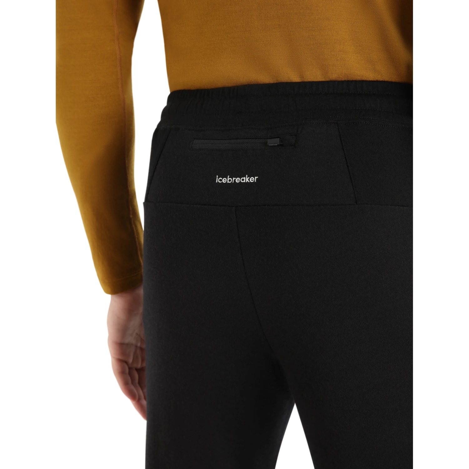 Icebreaker Pantalon De Survêtement Homme - ZoneKnit™ - Noir 7 Icebreaker Pantalon De Survêtement Homme - ZoneKnit™ - Noir – Image 7