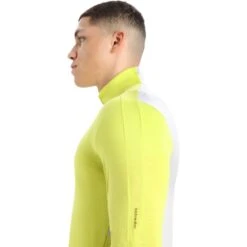 Icebreaker Veste Homme - ZoneKnit™ - Shine/Ether -Icebreaker icebreaker mens zoneknit long sleeve zip jacket shine ether 4 1265393