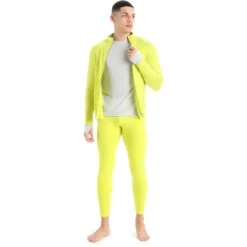 Icebreaker Veste Homme - ZoneKnit™ - Shine/Ether -Icebreaker icebreaker mens zoneknit long sleeve zip jacket shine ether 8 1265397