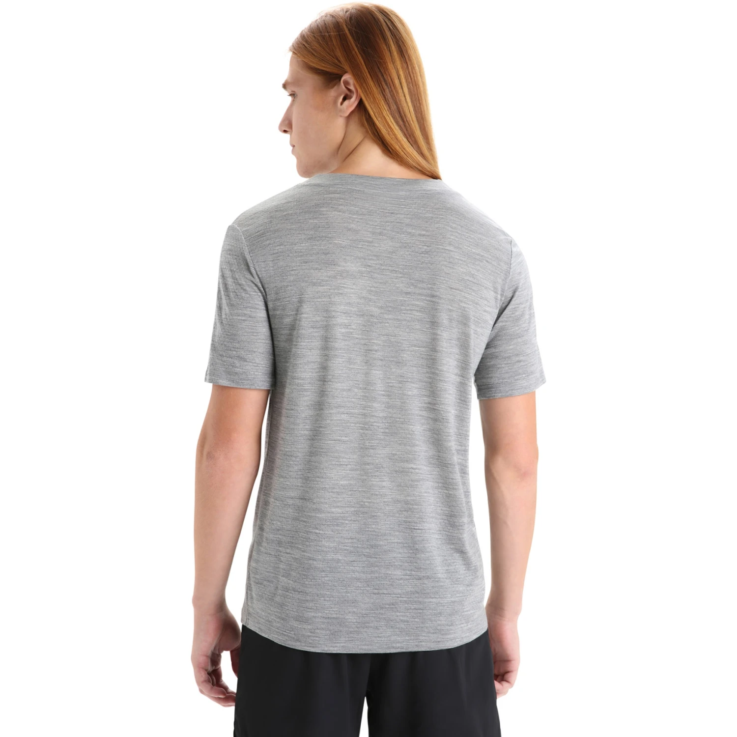 Icebreaker T-Shirt Homme - ZoneKnit™ - Metro Hthr 2 Icebreaker T-Shirt Homme - ZoneKnit™ - Metro Hthr – Image 2