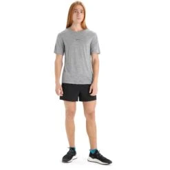 Icebreaker T-Shirt Homme - ZoneKnit™ - Metro Hthr 11 Icebreaker T-Shirt Homme - ZoneKnit™ - Metro Hthr -Icebreaker icebreaker mens zoneknit short sleeve tee metro hthr 3 1458910