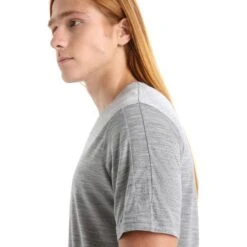 Icebreaker T-Shirt Homme - ZoneKnit™ - Metro Hthr 13 Icebreaker T-Shirt Homme - ZoneKnit™ - Metro Hthr -Icebreaker icebreaker mens zoneknit short sleeve tee metro hthr 5 1458912