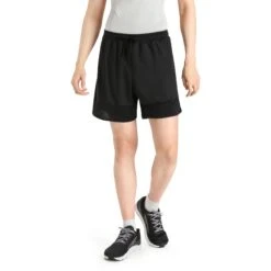 Icebreaker Short Homme - ZoneKnit™ - Noir