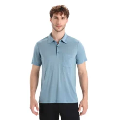 Icebreaker Polo à Manches Courtes Drayden Merino