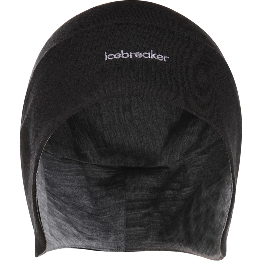 Icebreaker Bonnet - Quantum - Noir 1 Icebreaker Bonnet - Quantum - Noir