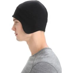 Icebreaker Bonnet - Quantum - Noir 9 Icebreaker Bonnet - Quantum - Noir -Icebreaker icebreaker quantum beanie black 4 1487875