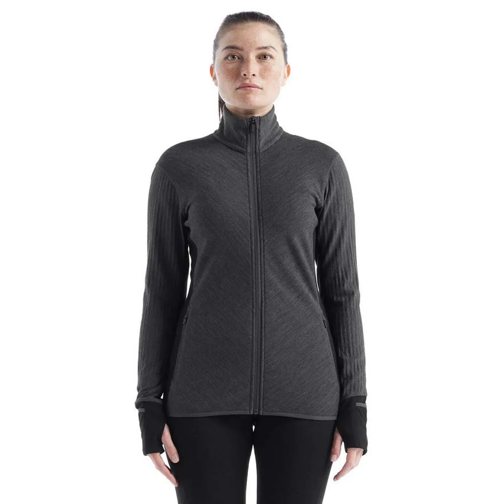 Icebreaker Sweat Zippé Intégral Descender Merino 2 Icebreaker Sweat Zippé Intégral Descender Merino – Image 2