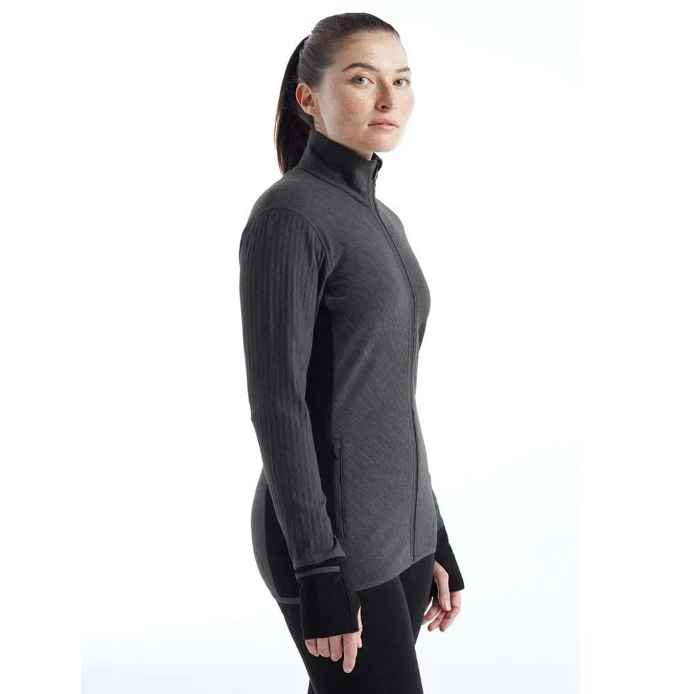 Icebreaker Sweat Zippé Intégral Descender Merino 4 Icebreaker Sweat Zippé Intégral Descender Merino – Image 4