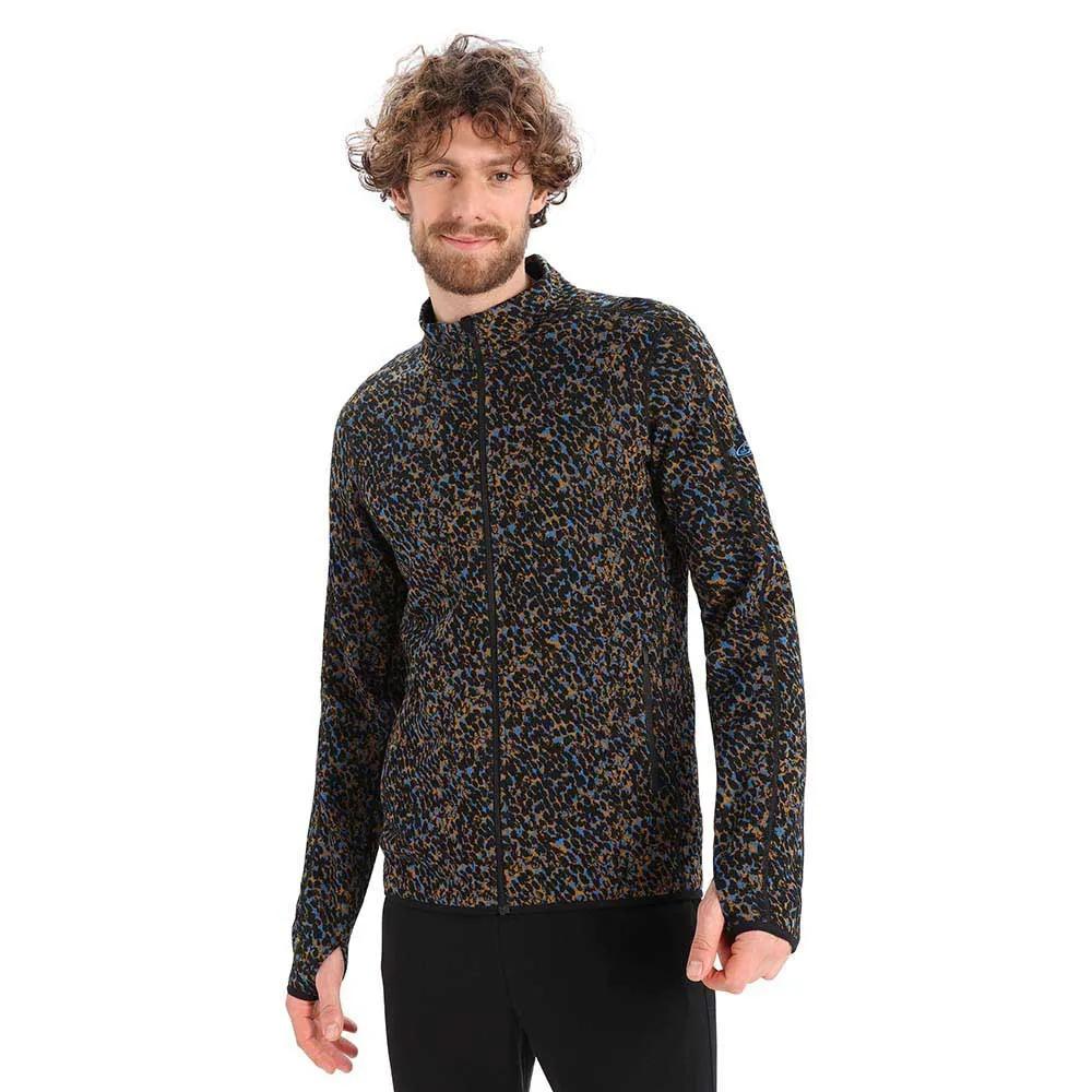 Icebreaker Sweatshirt Elemental Zip Lichen 1 Icebreaker Sweatshirt Elemental Zip Lichen