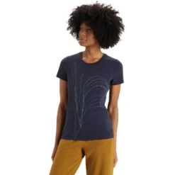 Icebreaker T-shirt à Manches Courtes Central Classic Leaf