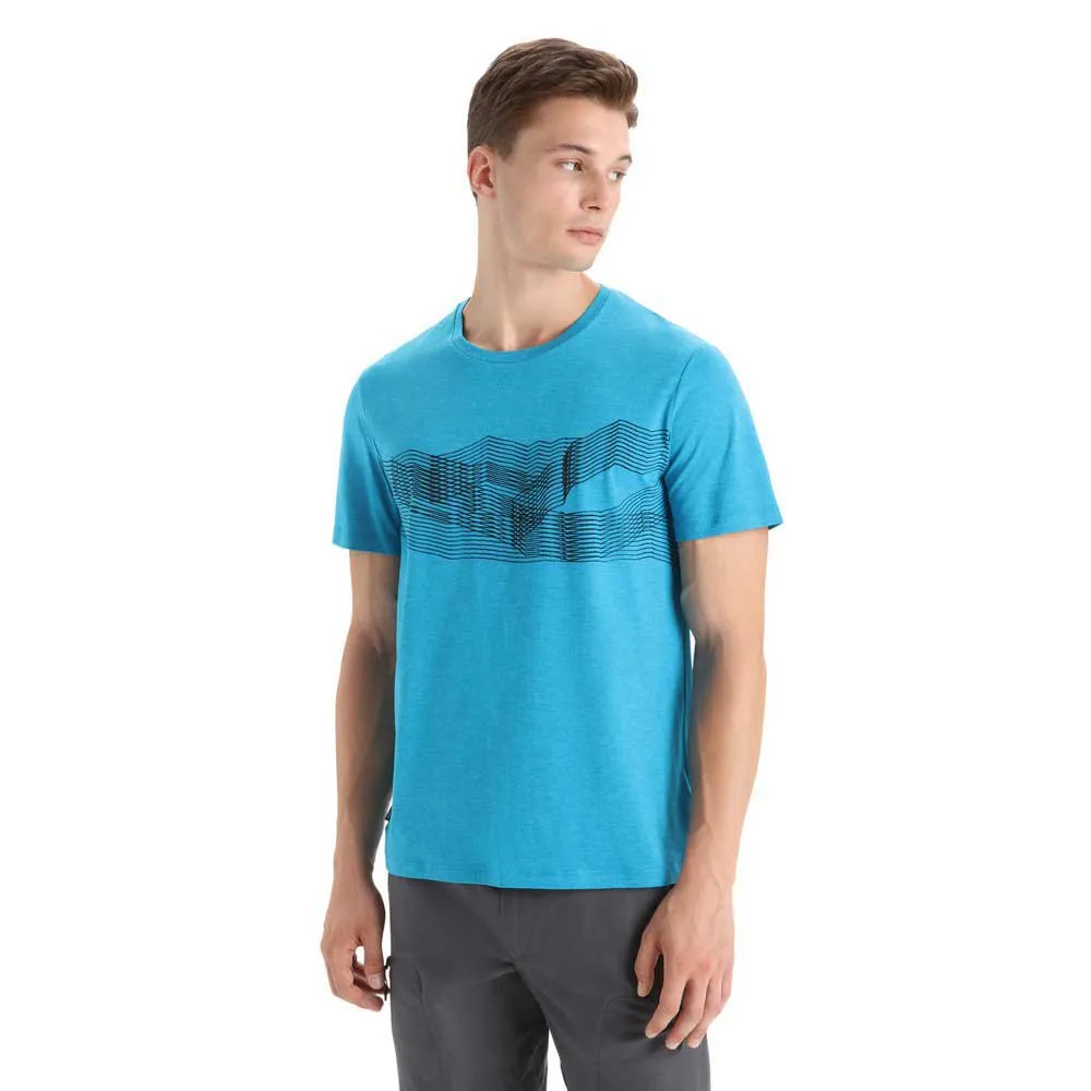 Icebreaker T-shirt à Manches Courtes Central Classic St Anton 1 Icebreaker T-shirt à Manches Courtes Central Classic St Anton