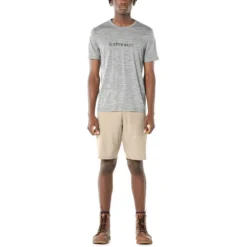 Icebreaker T-shirt à Manches Courtes Logo Crew Wordmark Merino -Icebreaker icebreaker t shirt a manches courtes logo crew wordmark merino 3