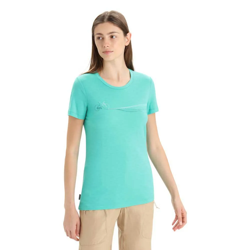 Icebreaker T-shirt à Manches Courtes Tech Lite II Cadence Paths 1 Icebreaker T-shirt à Manches Courtes Tech Lite II Cadence Paths