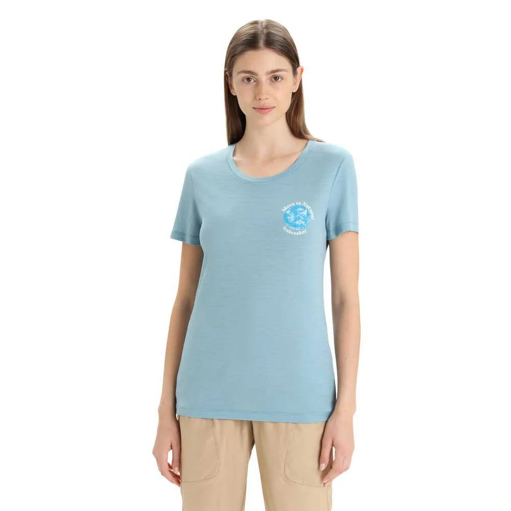 Icebreaker T-shirt à Manches Courtes Tech Lite II Earth 1 Icebreaker T-shirt à Manches Courtes Tech Lite II Earth