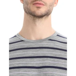 Icebreaker T-shirt à Manches Courtes Wace Stipe Merino 6 Icebreaker T-shirt à Manches Courtes Wace Stipe Merino -Icebreaker icebreaker t shirt a manches courtes wace stipe merino 6