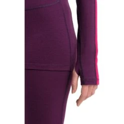 Icebreaker T-Shirt Manches Longues Femme - 200 ZoneKnit™ Crewe - Nightshade/Eletronpnk/CB 16 Icebreaker T-Shirt Manches Longues Femme - 200 ZoneKnit™ Crewe - Nightshade/Eletronpnk/CB -Icebreaker icebreaker women 200 zonekni long sleeve crewe nightshade eletronpnk cb 6 1541800