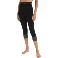 Icebreaker Collant Femme - 260 ZoneKnit™ Legless - Black/Jet HTHR
