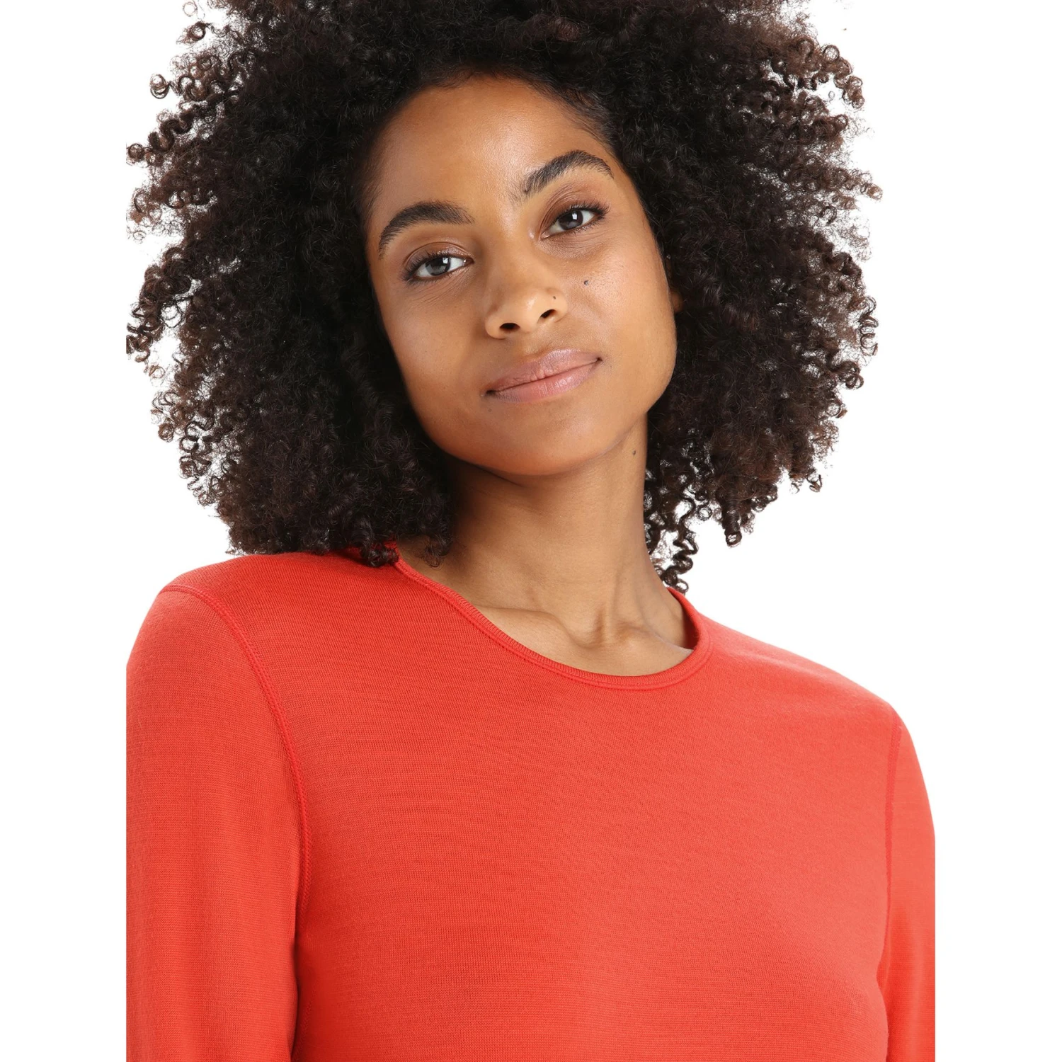 Icebreaker T-Shirt Manches Longues Femme - 260 Tech Crewe - Vibrant Earth 6 Icebreaker T-Shirt Manches Longues Femme - 260 Tech Crewe - Vibrant Earth – Image 6